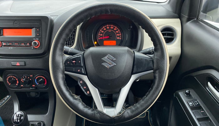 2019 Maruti New Wagon-R VXI 1.2L, Petrol, Manual, 8,350 km, Steering Wheel Close Up