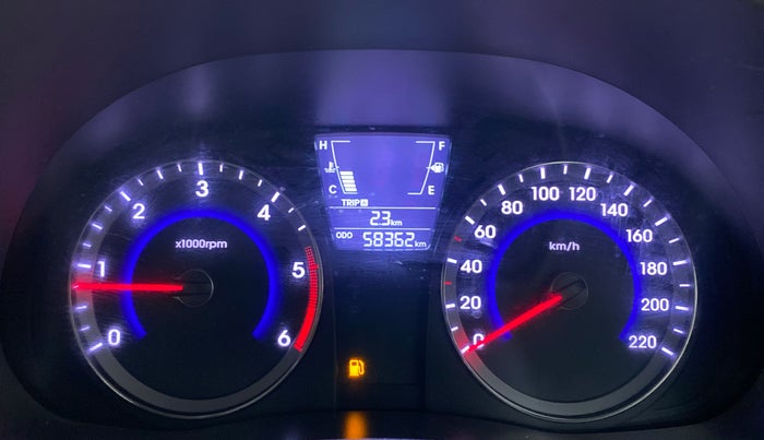 2014 Hyundai Verna FLUIDIC 1.6 CRDI SX, Diesel, Manual, 58,362 km, Odometer Image