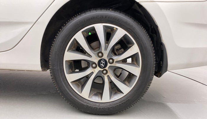 2014 Hyundai Verna FLUIDIC 1.6 CRDI SX, Diesel, Manual, 58,362 km, Left Rear Wheel