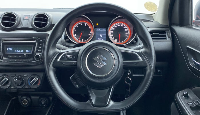 2018 Maruti Swift VXI AMT D, Petrol, Automatic, 25,412 km, Steering Wheel Close Up