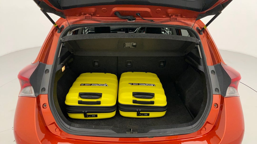 Boot Inside View with Luggage