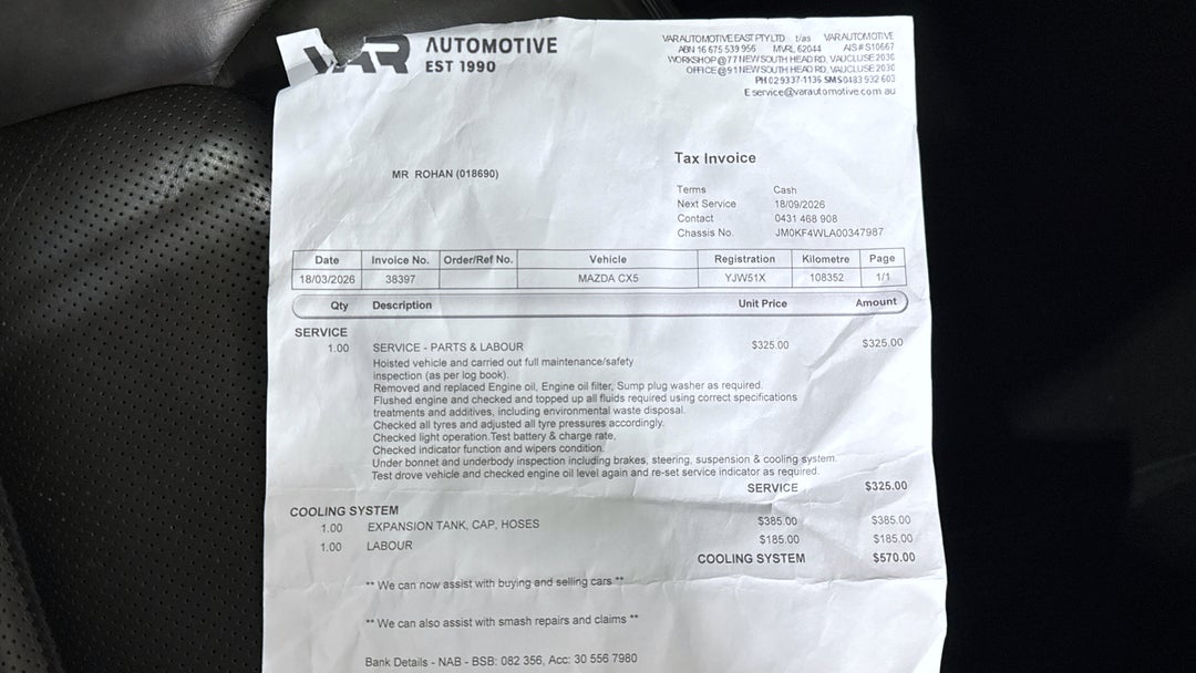 2019 Mazda CX-5 Akera (4x4), Automatic, 109222 km, Service History