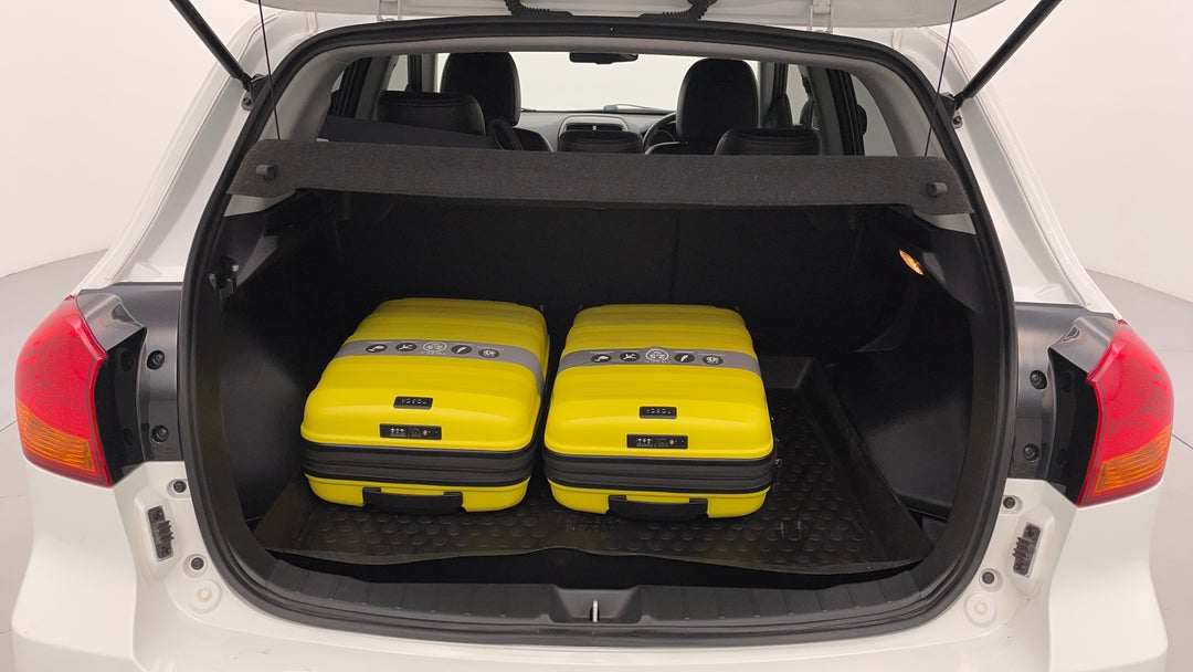 Boot Inside View with Luggage