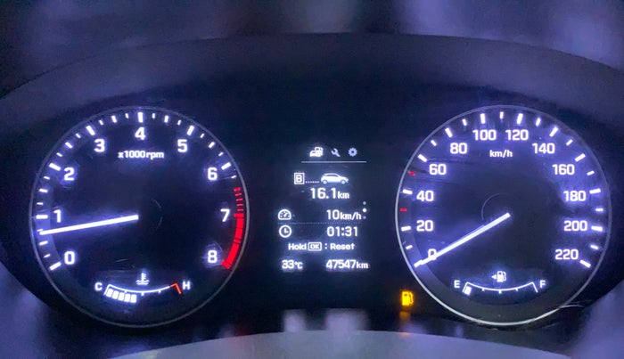 2016 Hyundai Elite i20 ASTA 1.2 (O), Petrol, Manual, 47,656 km, Odometer Image