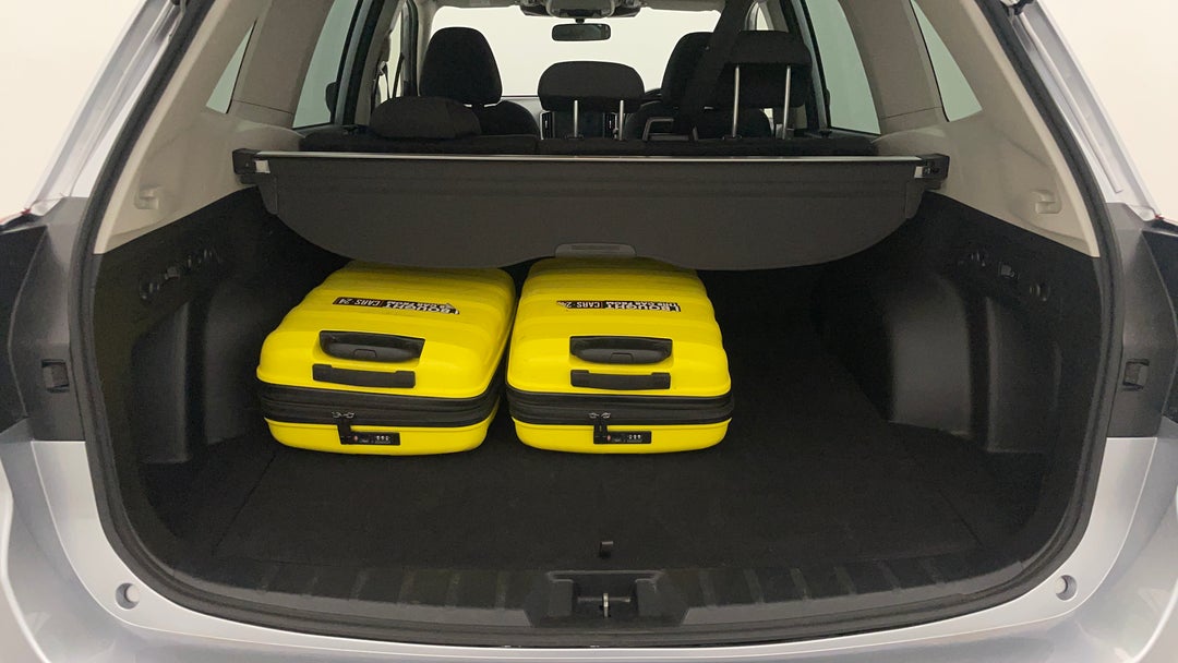 Boot Inside View with Luggage
