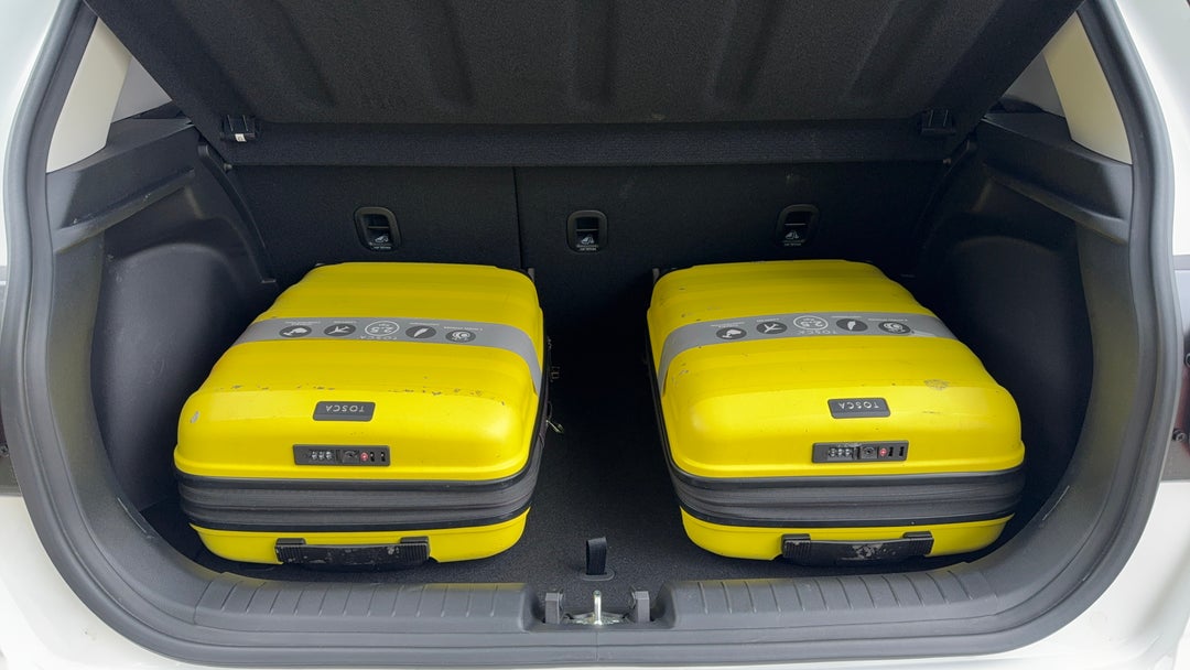 Boot Inside View with Luggage