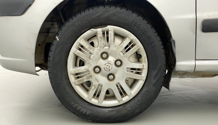 2011 Hyundai Santro Xing GL PLUS, Petrol, Manual, 75,832 km, Left Front Wheel