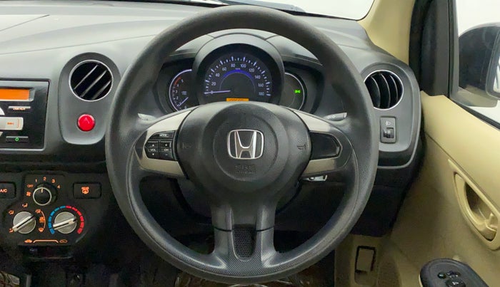 2014 Honda Amaze 1.5L I-DTEC SX, Diesel, Manual, 1,09,873 km, Steering Wheel Close Up