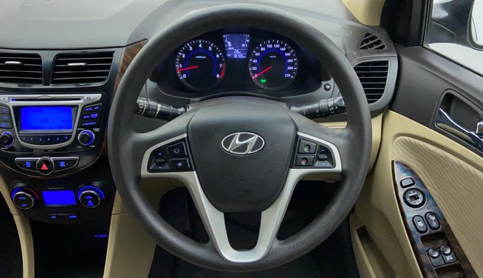 2014 Hyundai Verna FLUIDIC 1.6 SX VTVT, Petrol, Manual, 18,159 km, Steering Wheel Close Up