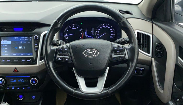 2018 Hyundai Creta SX 1.6 PETROL, Petrol, Manual, 60,929 km, Steering Wheel Close Up