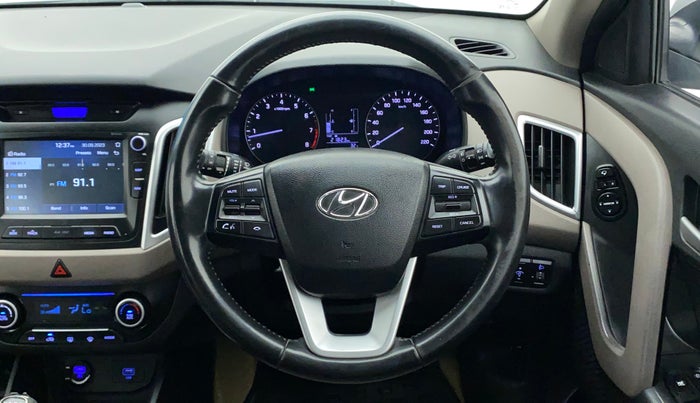 2018 Hyundai Creta SX 1.6 PETROL, Petrol, Manual, 61,044 km, Steering Wheel Close Up