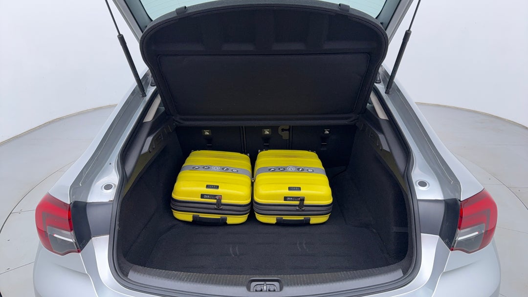 Boot Inside View with Luggage