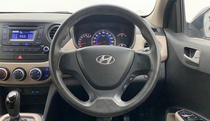 2014 Hyundai Grand i10 SPORTZ AT 1.2 KAPPA VTVT, Petrol, Automatic, 35,912 km, Steering Wheel Close Up