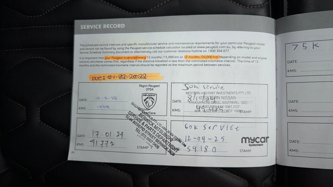 2019 Peugeot 5008 Gt Line, Automatic, 62025 km, Service History