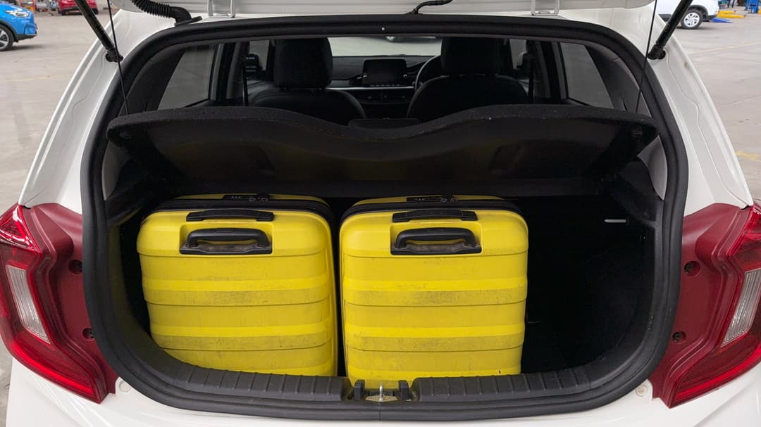 2021 Kia Picanto Gt (turbo) (pe), Manual, 39414 km, Boot Inside View with Luggage