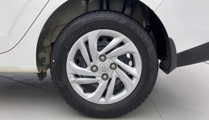 2020 Hyundai AURA S 1.2 CNG, CNG, Manual, 36,020 km, Left Rear Wheel