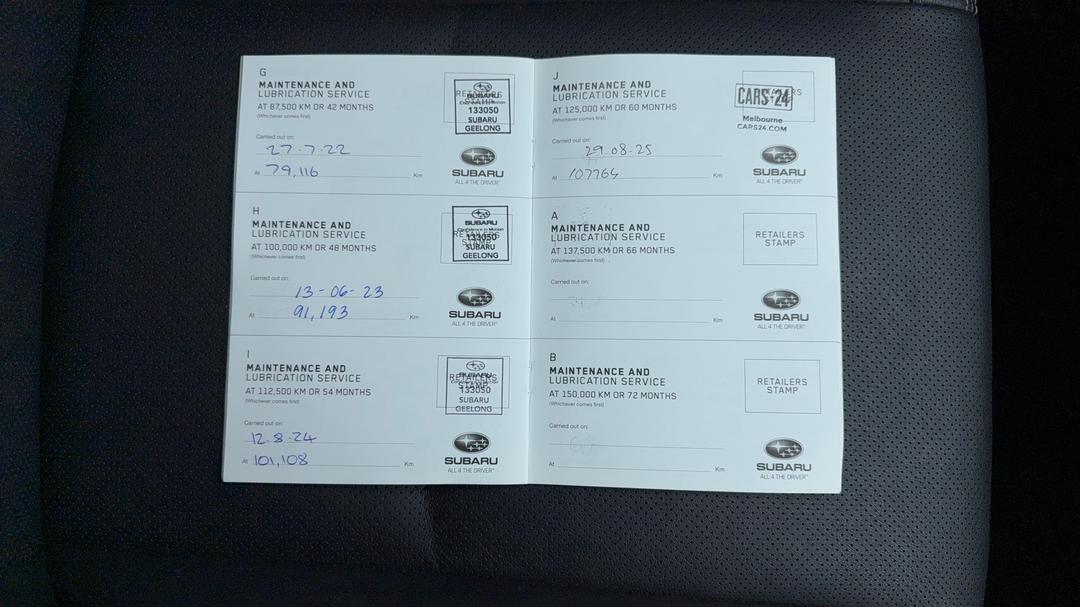 2016 Subaru Forester 2.5i-s, Automatic, 107765 km, Service History
