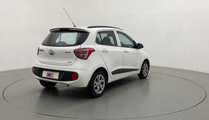 2018 Hyundai Grand i10 SPORTZ 1.2 KAPPA VTVT, Petrol, Manual, 19,052 km, Right Back Diagonal