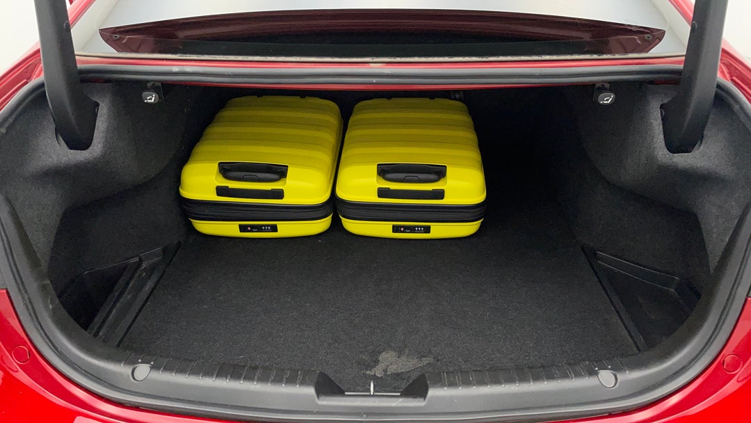 Boot Inside View with Luggage