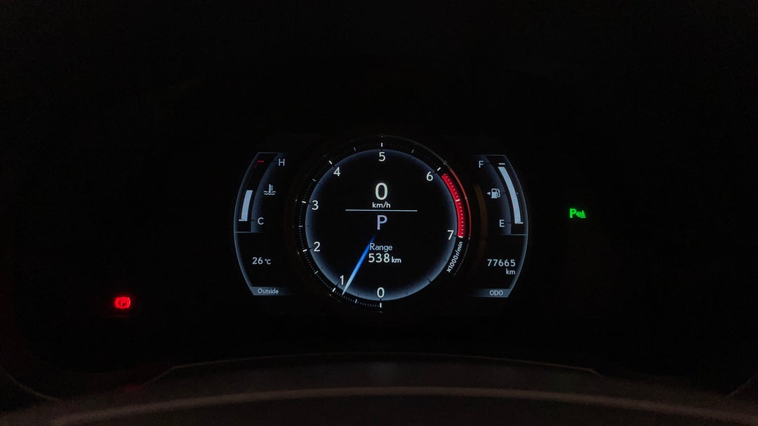 2017 Lexus Is200t F Sport, Automatic, 77665 km, Odometer View