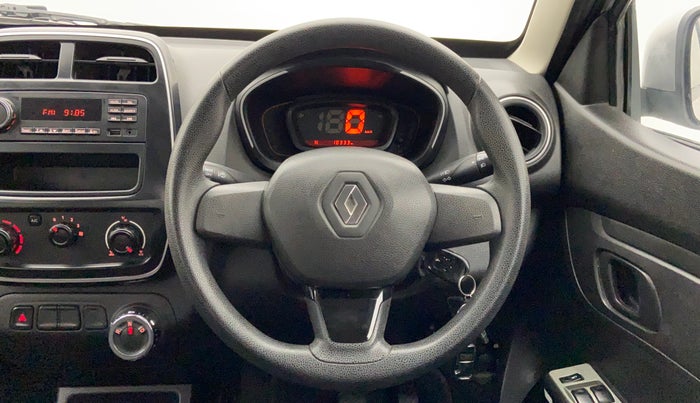 2017 Renault Kwid 1.0 RXL AT, Petrol, Automatic, 18,505 km, Steering Wheel Close Up