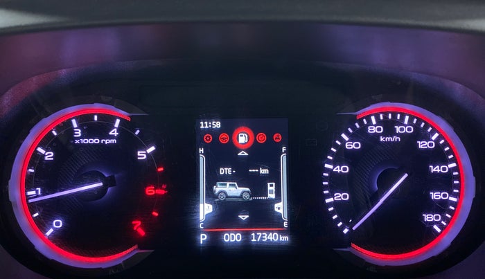 2021 Mahindra Thar LX PETROL HT 4WD AT, Petrol, Automatic, 17,340 km, Odometer Image