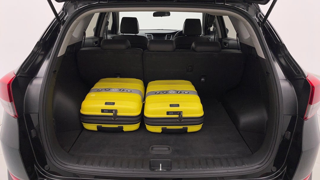 Boot Inside View with Luggage