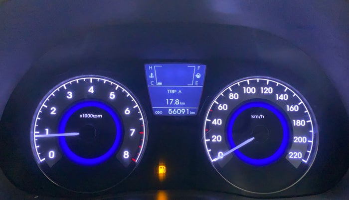 2015 Hyundai Verna FLUIDIC 4S 1.6 VTVT S(O), Petrol, Manual, 56,091 km, Odometer Image