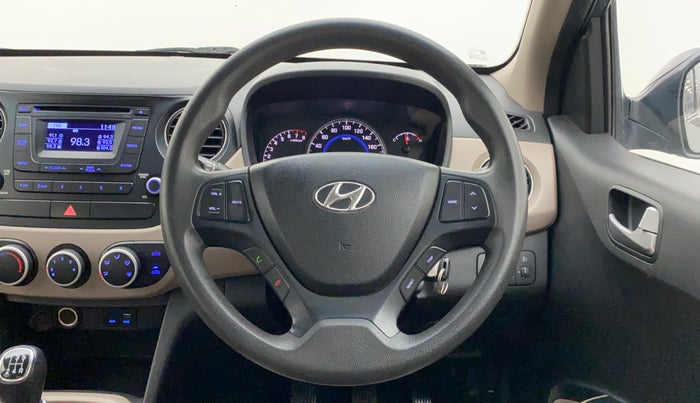 2015 Hyundai Grand i10 SPORTZ 1.2 KAPPA VTVT, Petrol, Manual, 34,857 km, Steering Wheel Close Up