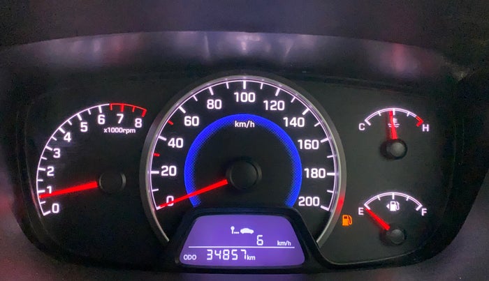 2015 Hyundai Grand i10 SPORTZ 1.2 KAPPA VTVT, Petrol, Manual, 34,857 km, Odometer Image