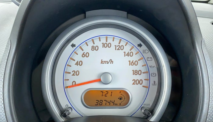 2012 Maruti Ritz VXI, Petrol, Manual, 38,743 km, Odometer Image