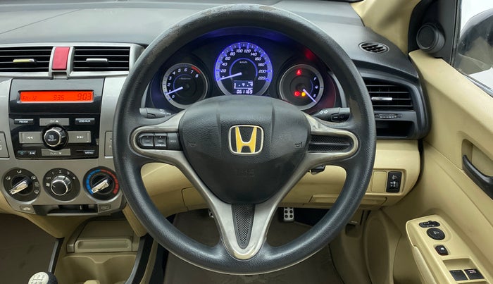 2012 Honda City S MT PETROL, Petrol, Manual, 61,301 km, Steering Wheel Close Up