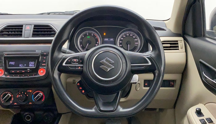 2017 Maruti Dzire VXI AMT, Petrol, Automatic, 57,398 km, Steering Wheel Close Up