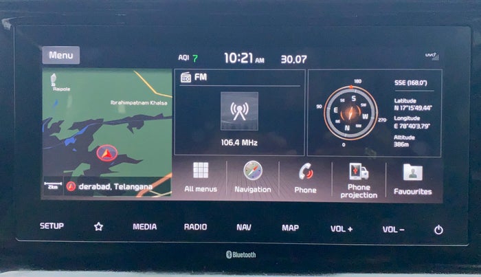 2019 KIA SELTOS HTX 1.5 PETROL MT, Petrol, Manual, 41,289 km, Touchscreen Infotainment System