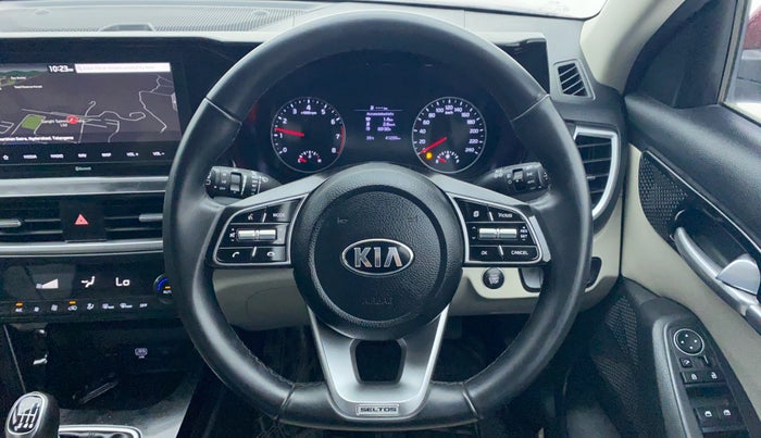 2019 KIA SELTOS HTX 1.5 PETROL MT, Petrol, Manual, 41,289 km, Steering Wheel Close Up