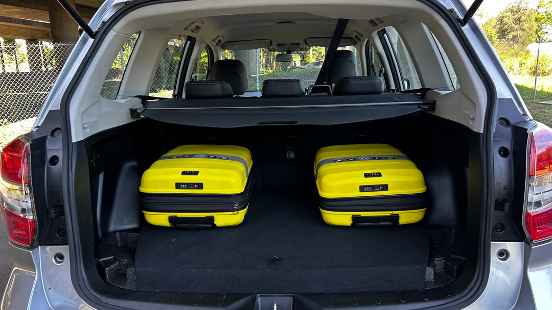 Boot Inside View with Luggage