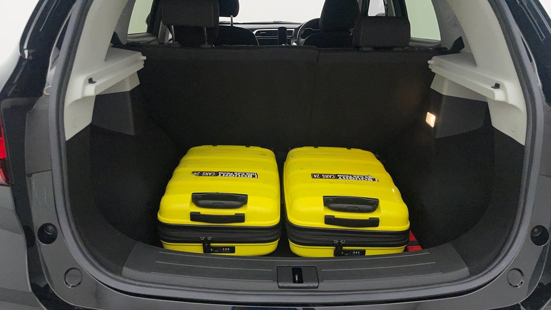 Boot Inside View with Luggage