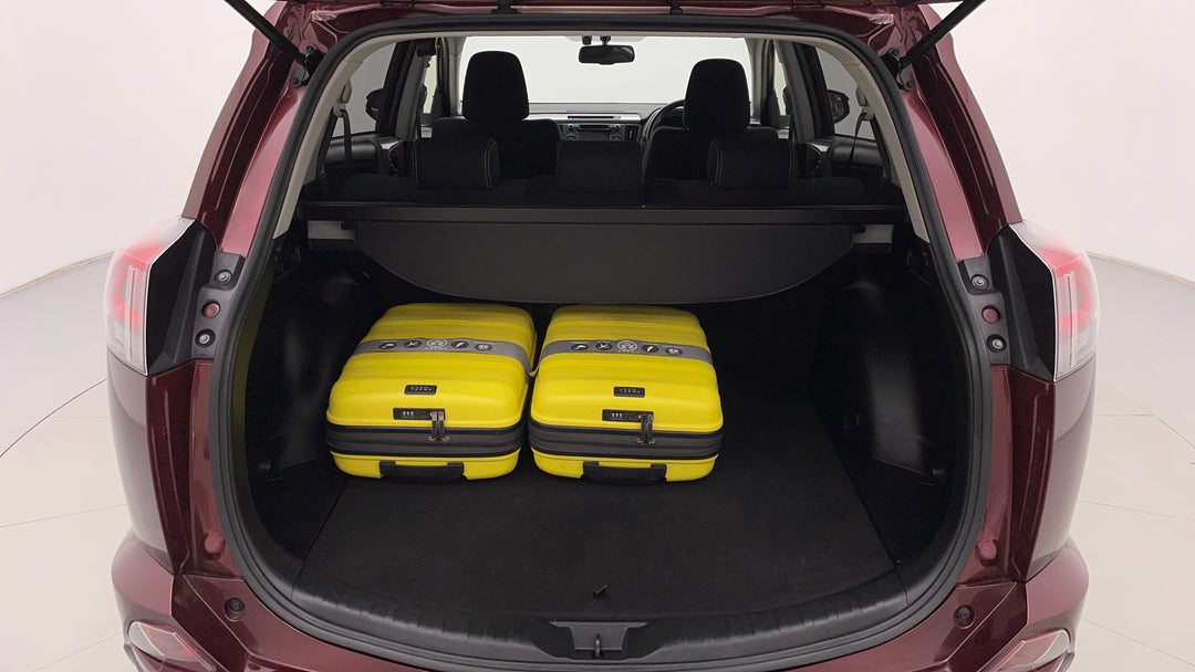 Boot Inside View with Luggage
