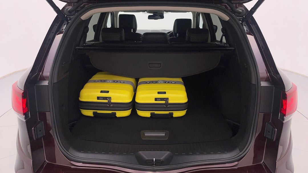 Boot Inside View with Luggage