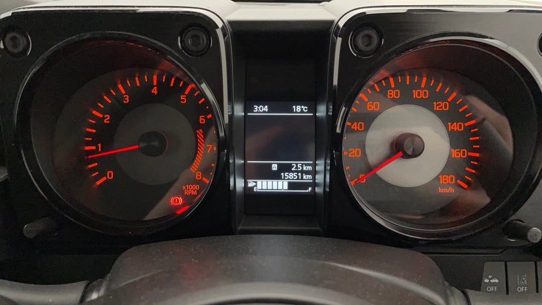 2022 Suzuki Jimny Glx, Manual, 15851 km, Odometer View