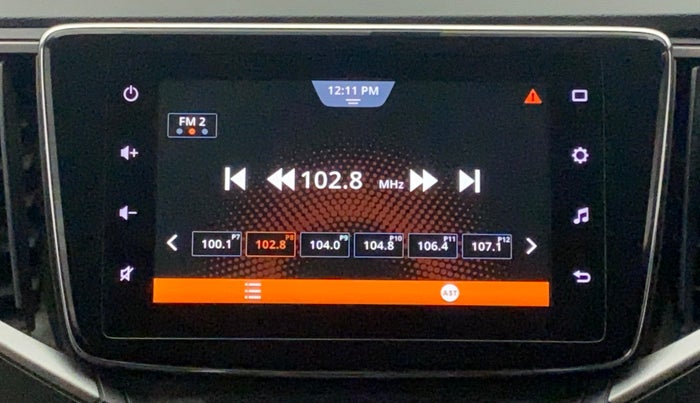 2019 Toyota Glanza G CVT, Petrol, Automatic, 16,870 km, Infotainment System