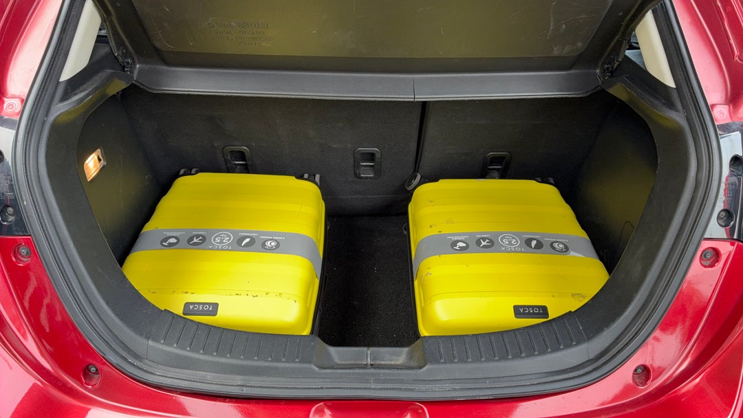 Boot Inside View with Luggage