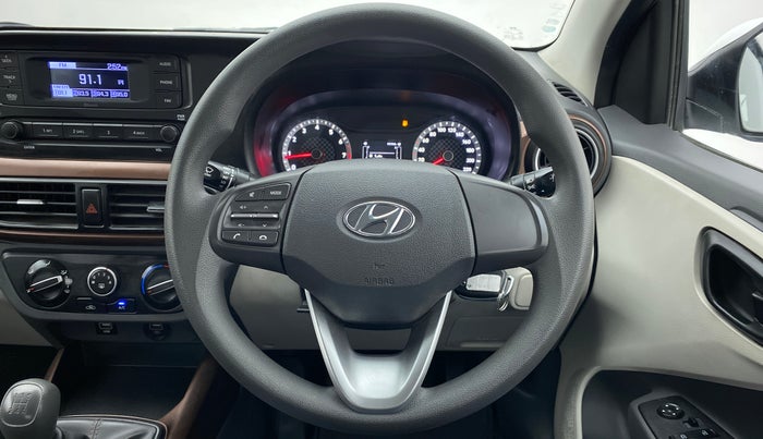 2020 Hyundai AURA S CNG, CNG, Manual, 15,913 km, Steering Wheel Close Up