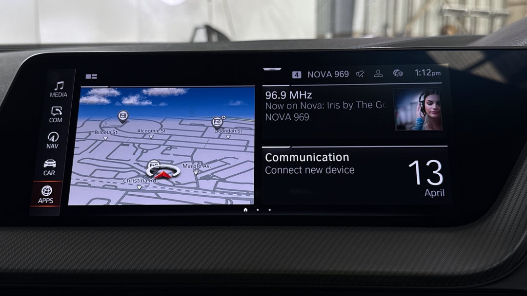 2023 BMW 1 18i M Sport, Automatic, 22449 km, Infotainment System