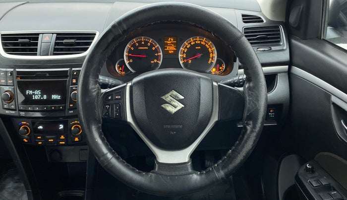 2013 Maruti Swift ZXI D, Petrol, Manual, 87,437 km, Steering Wheel Close Up