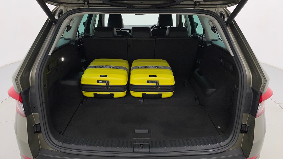 Boot Inside View with Luggage