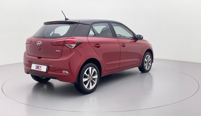 2017 Hyundai Elite i20 ASTA 1.2 DUAL TONE, Petrol, Manual, 26,347 km, Right Back Diagonal (45- Degree) View