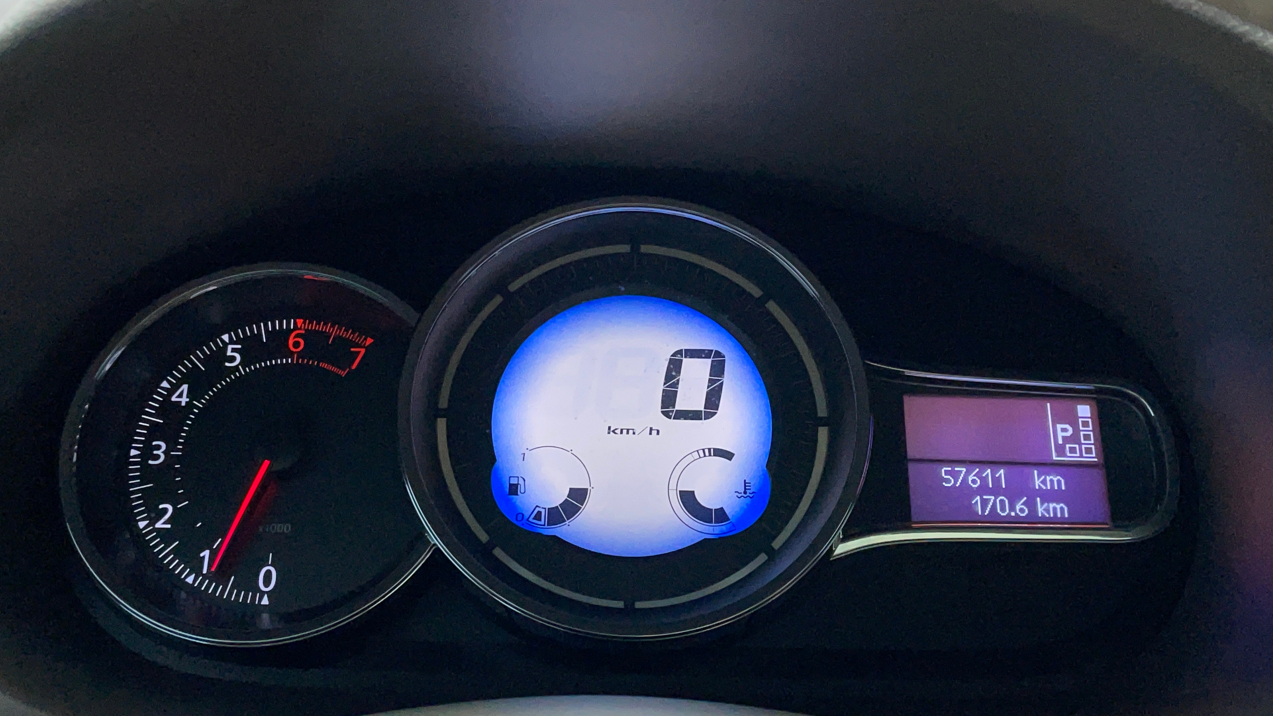 Renault Fluence-Odometer View