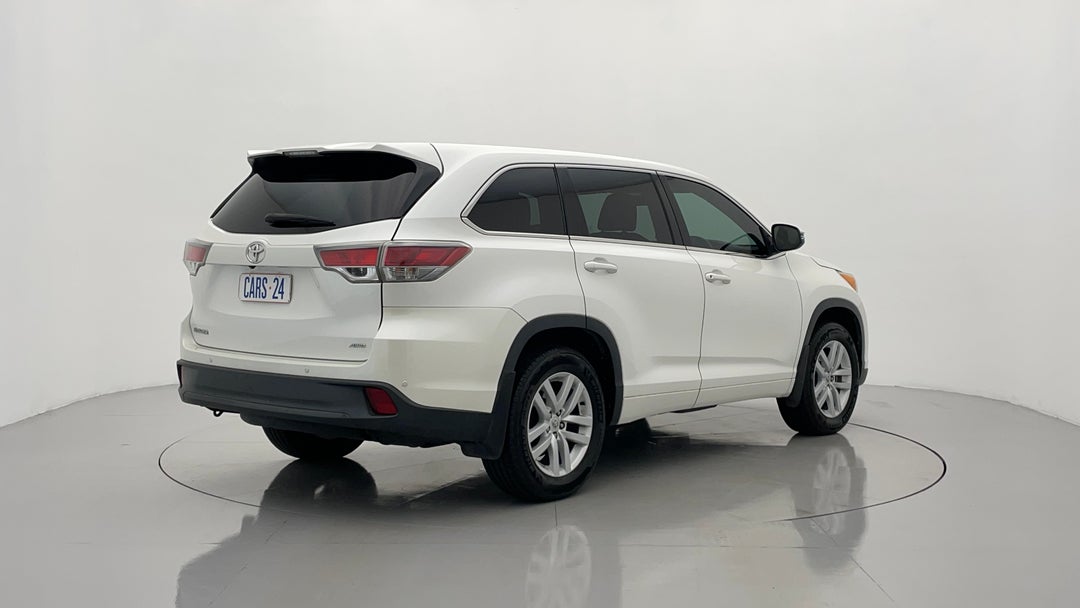2015 Toyota Kluger Gx (4x4), Automatic, 155401 km, Right Back Diagonal (45- Degree) View