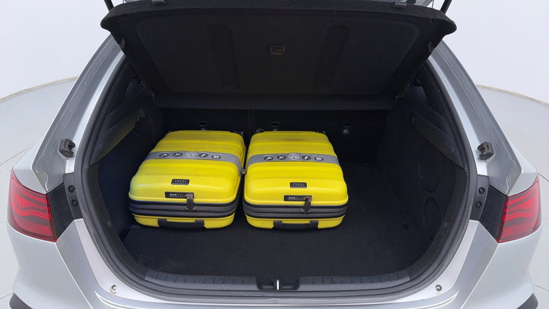 Boot Inside View with Luggage